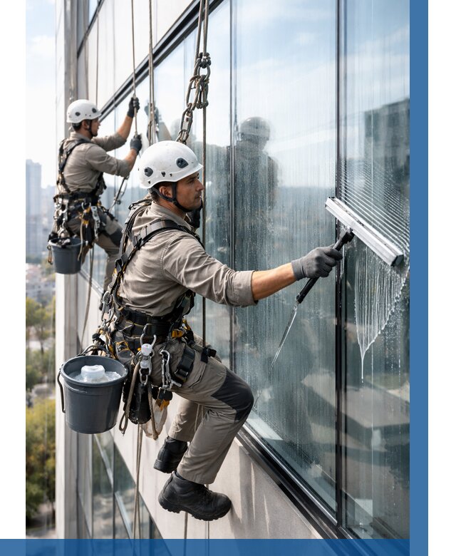 Мойка окон альпинистами в Воскресенске от 4652 р. | ВЫСОТНИК-Вск