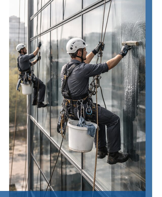 Мойка сплошного остекления в Воскресенске, заказать от 310 р.| ВЫСОТНИК-Вск