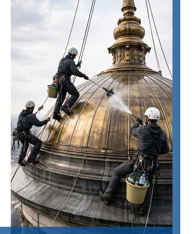 Мойка куполов и шпилей в Воскресенске от 8270 р. - заказать | ВЫСОТНИК-Вск