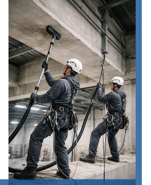 Обеспыливание потолочных конструкций в Воскресенске от 258 р. |ВЫСОТНИК-Вск