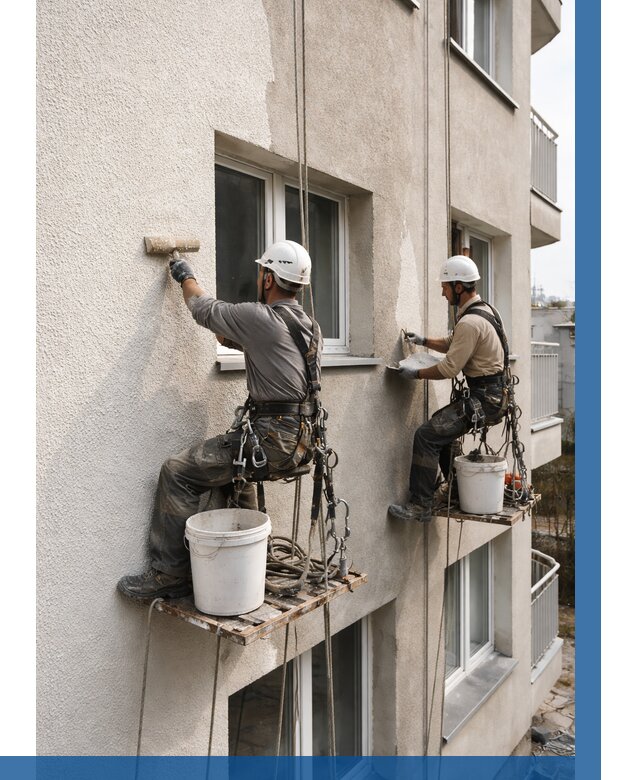 Нанесение короеда на фасад в Воскресенске от 465 р. | ВЫСОТНИК-Вск