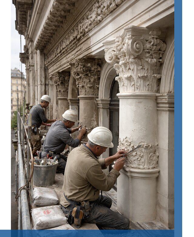 Реставрация фасадной лепнины в Воскресенске от 2585 р. | ВЫСОТНИК-Вск