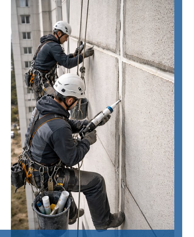 Герметизация межпанельных швов в Воскресенске от 724 р. | ВЫСОТНИК-Вск