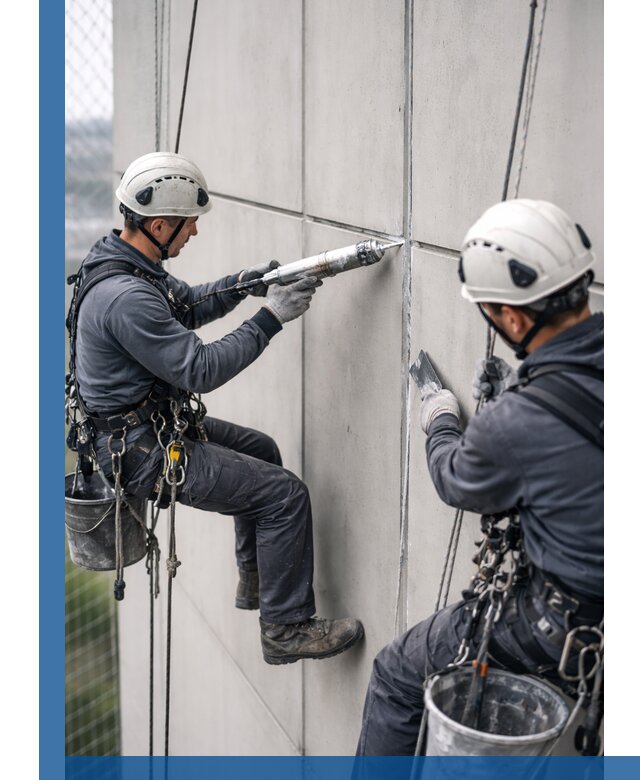 Первичная герметизация швов фасадов и кровель в Воскресенске