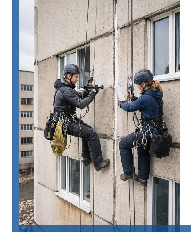 Герметизация межпанельных швов тёплым швом в Воскресенске