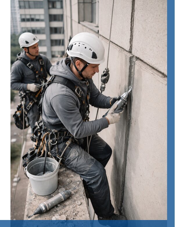 Ремонт деформационных швов здания в Воскресенске от 1034 р. | ВЫСОТНИК-Вск