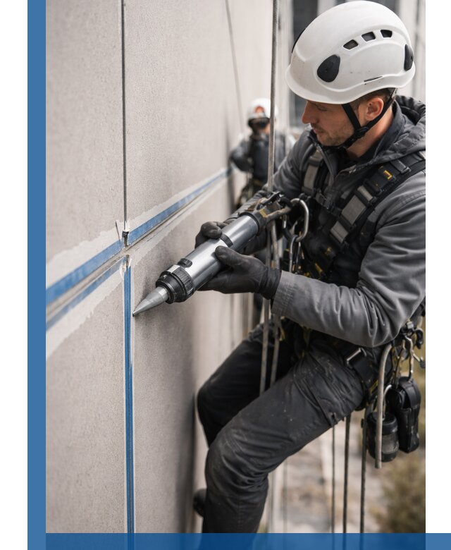 Герметизация стыков фасадных панелей в Воскресенске качественно и быстро