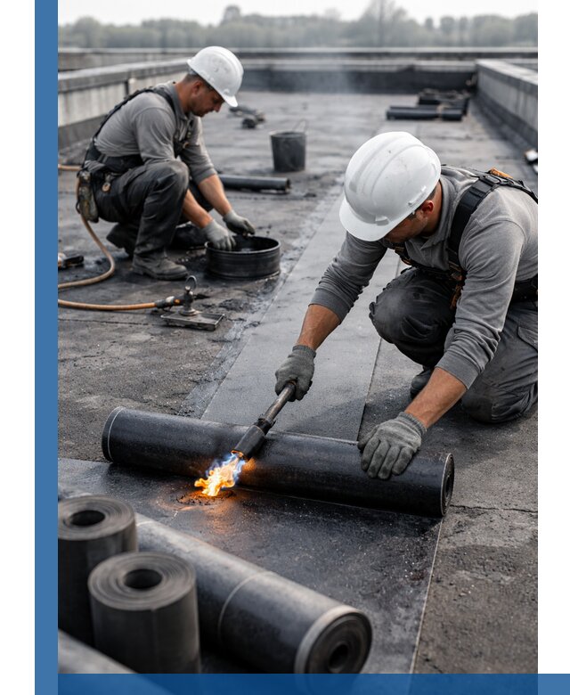 Ремонт рулонной кровли в Воскресенске герметизация и восстановление