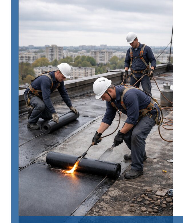 Ремонт наплавляемой кровли в Воскресенске качественно и надежно