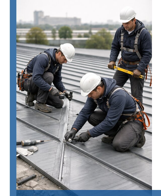 Ремонт фальцевой кровли в Воскресенске срочно и качественно