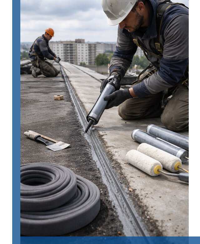 Герметизация швов кровли в Воскресенске с гарантией герметичности