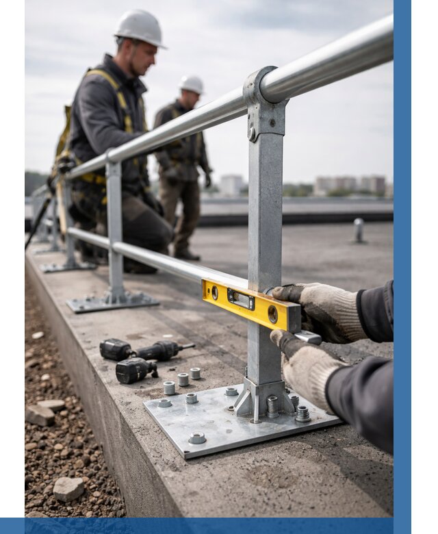 Монтаж кровельного ограждения в Воскресенске от 1241 р. | ВЫСОТНИК-Вск