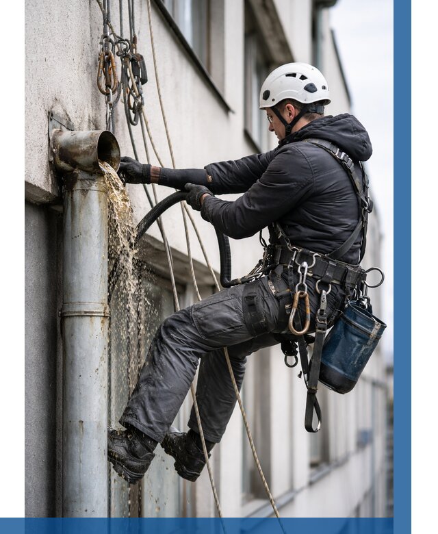 Прочистка водосточных труб в Воскресенске от 3618 р. | ВЫСОТНИК-Вск