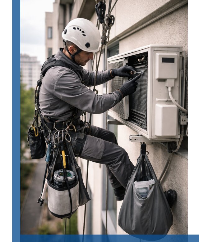 Обслуживание внешнего блока кондиционера в Воскресенске профессионально