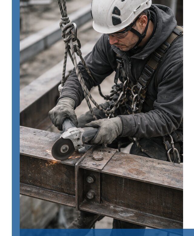 Резка металла на высоте в Воскресенске для зданий и конструкций