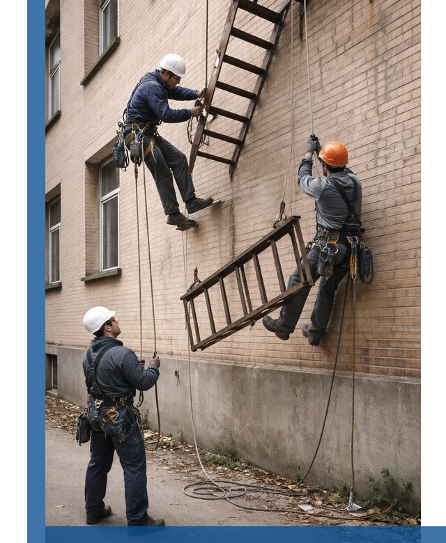 Демонтаж пожарной лестницы в Воскресенске быстро и безопасно