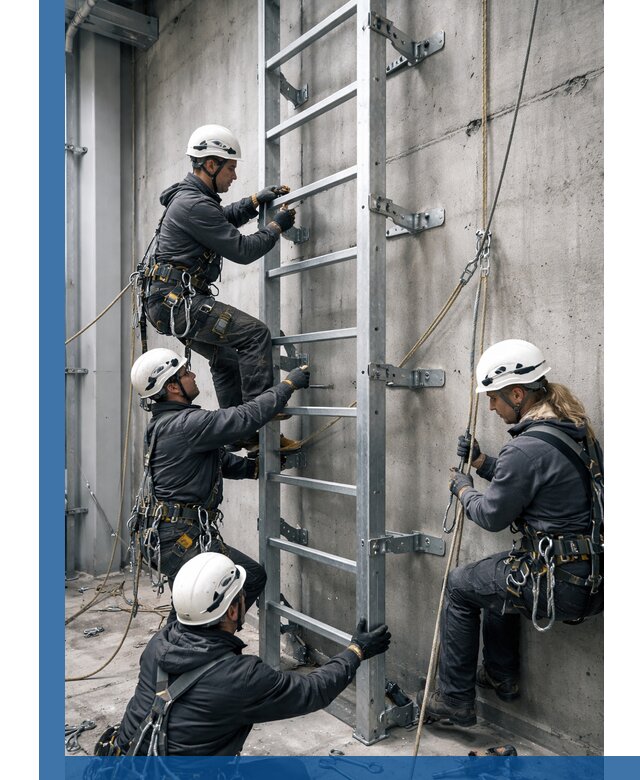 Монтаж металлических лестниц в Воскресенске под ключ со гарантией