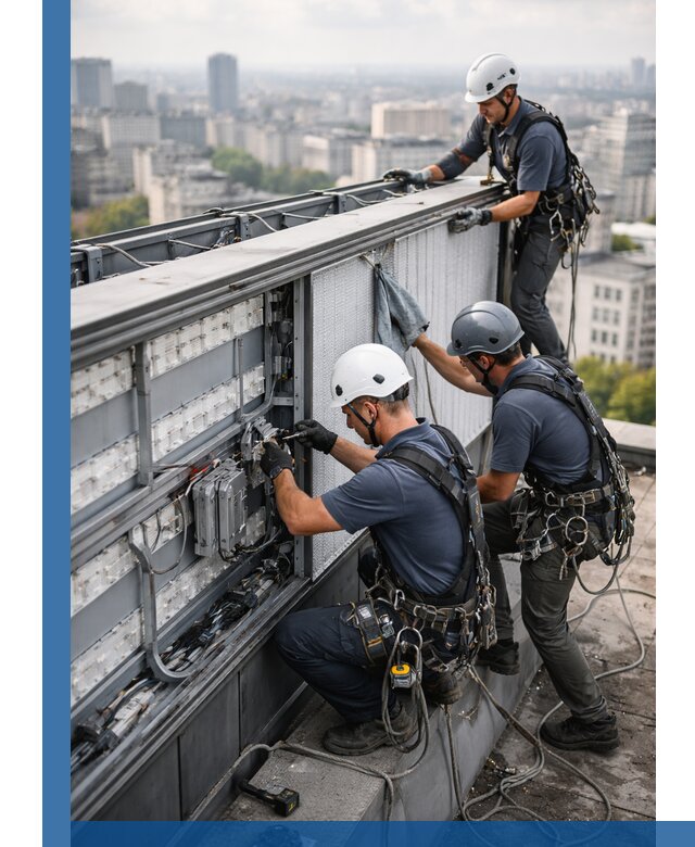 Профессиональное обслуживание крышной рекламы в Воскресенске под ключ