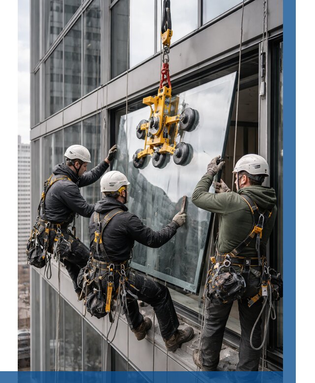 Фасадное остекление зданий под ключ в Воскресенске от 10338 р. | ВЫСОТНИК-Вск