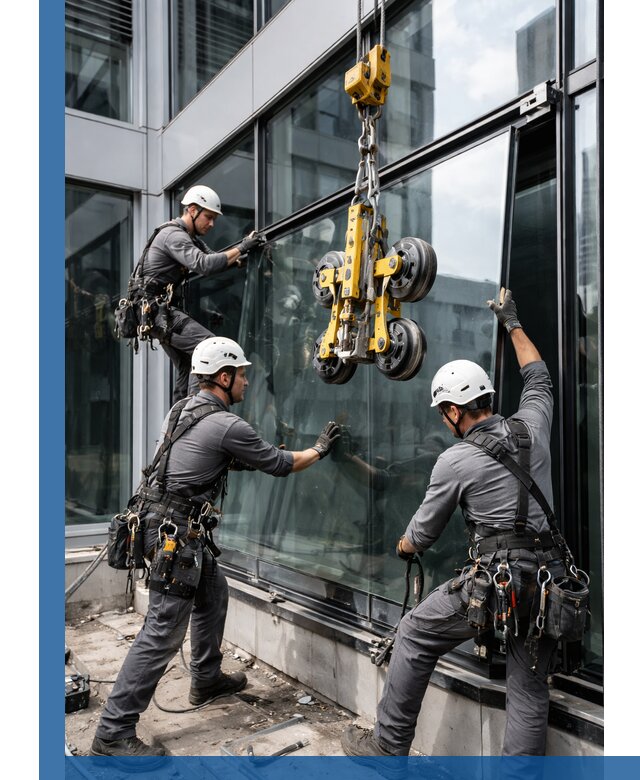 Структурное остекление фасадов в Воскресенске монтаж и обслуживание