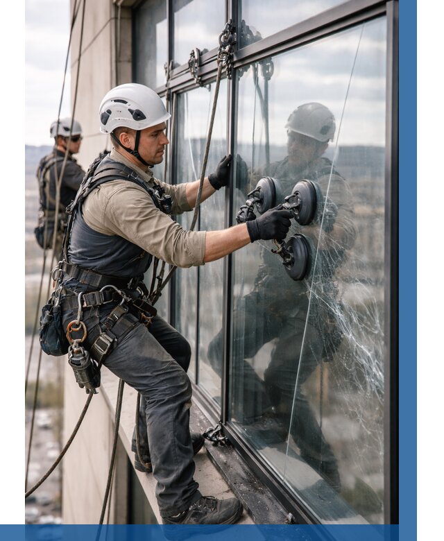 Замена стекла в витраже в Воскресенске под ключ от 8787 р. | ВЫСОТНИК-Вск