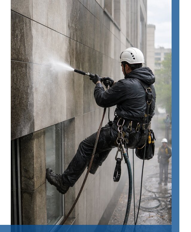 Гидроструйная очистка поверхностей в Воскресенске от 879 р. | ВЫСОТНИК-Вск