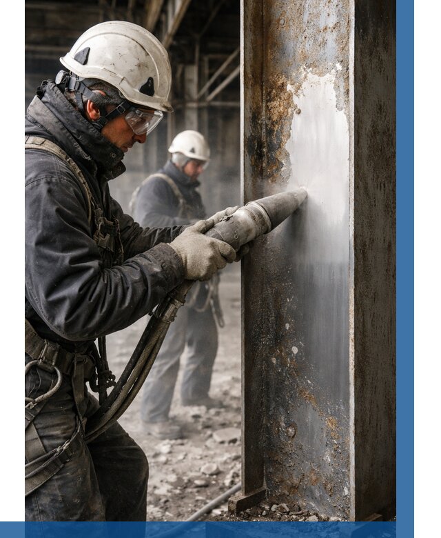 Удаление старой краски с металла в Воскресенске от 465 р. | ВЫСОТНИК-Вск