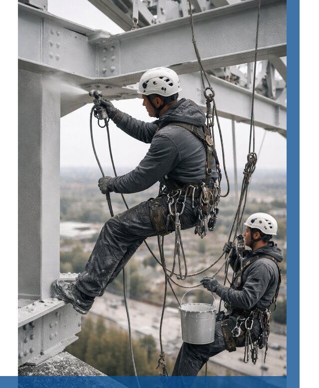 Покраска металлоконструкций на высоте в Воскресенске 362 р |ВЫСОТНИК-Вск