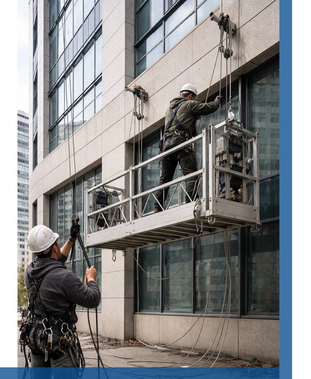 Монтаж и подъем фасадной люльки в Воскресенске от 12406 р. | ВЫСОТНИК-Вск