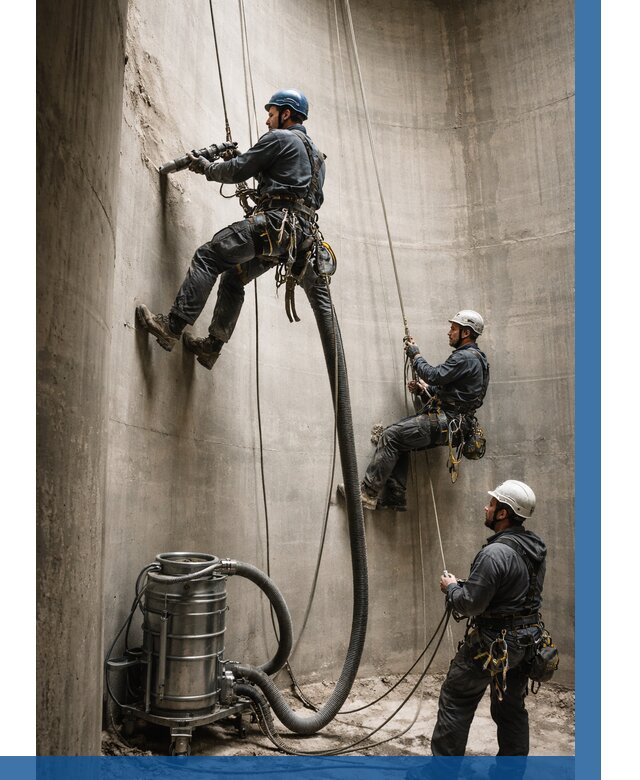 Зачистка силосов в Воскресенске от 4652 р. Договор и смета ВЫСОТНИК-Вск