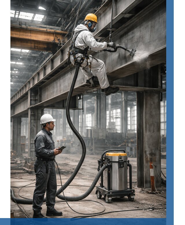 Обеспыливание конструкций в цехе в Воскресенске от 4342 р. | ВЫСОТНИК-Вск