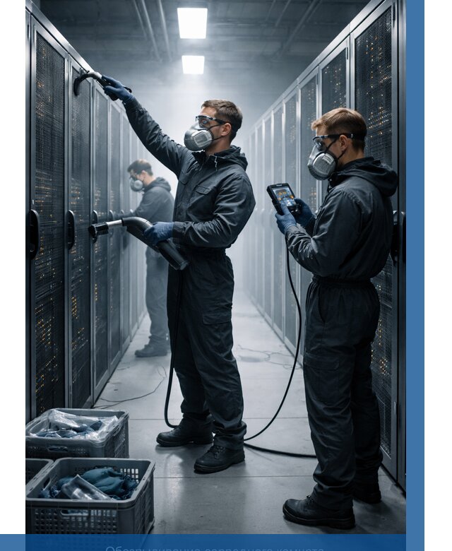 Обеспыливание серверной комнаты в Воскресенске от 4652 р. | ВЫСОТНИК-Вск