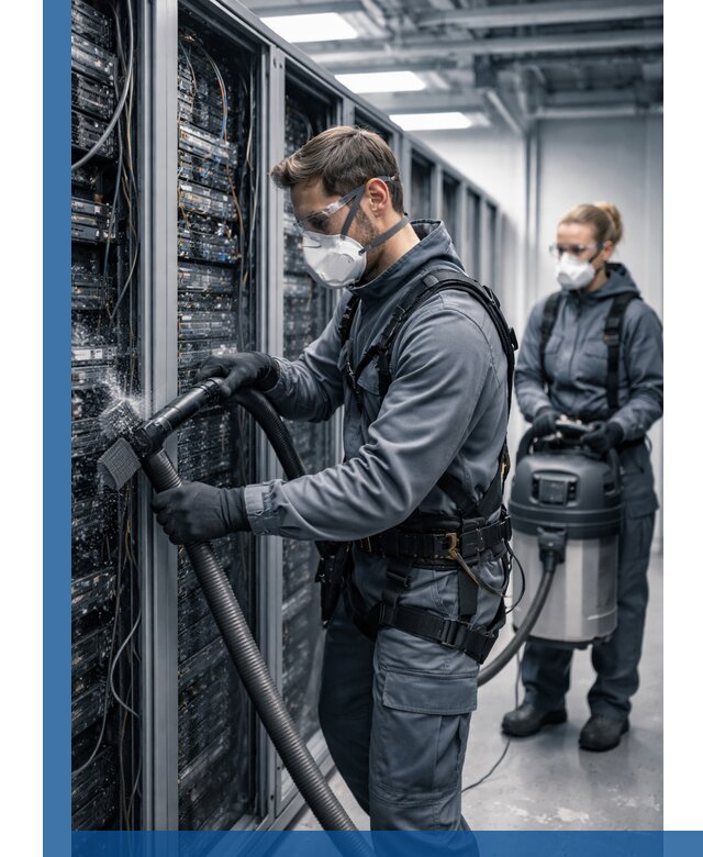 Обеспыливание серверной комнаты в Воскресенске, профессиональная очистка