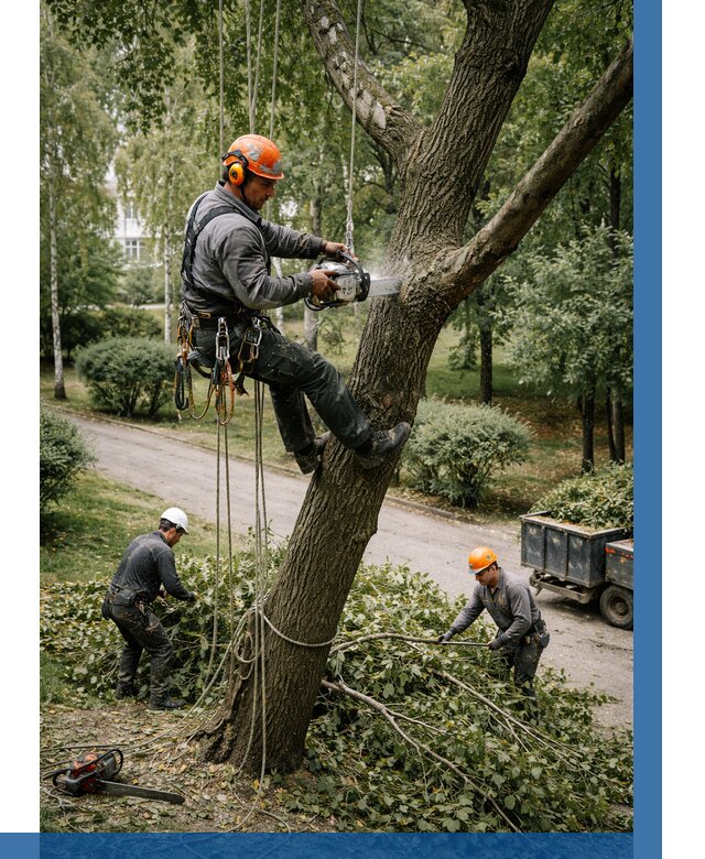 Кронирование деревьев в Воскресенске от 6720 р. | ВЫСОТНИК-Вск
