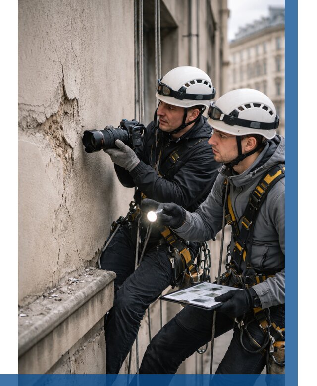 Фотофиксация дефектов фасада в Воскресенске от 4652 р. | ВЫСОТНИК-Вск