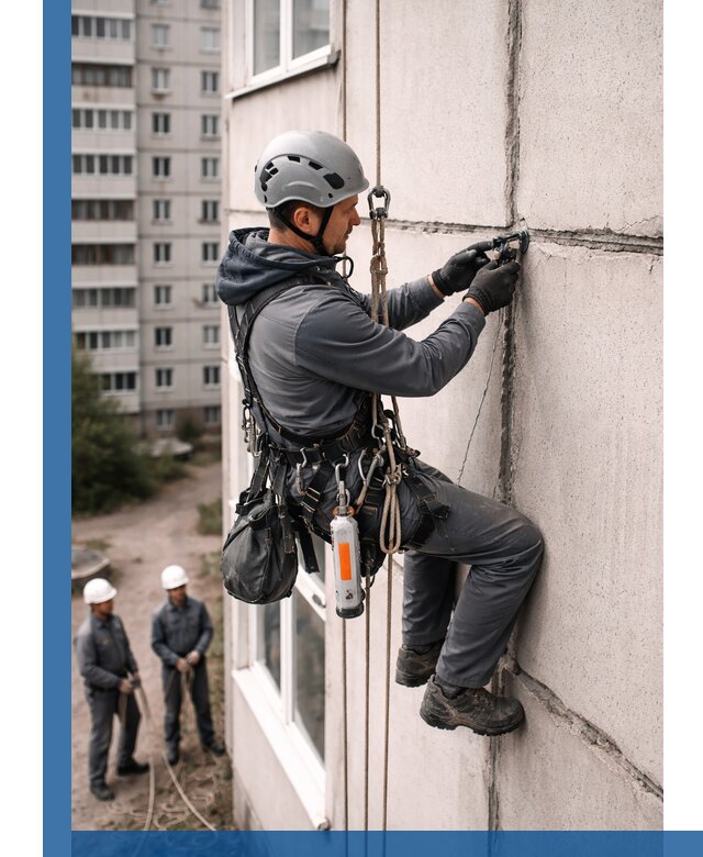 Обследование межпанельных швов и герметизация в Воскресенске