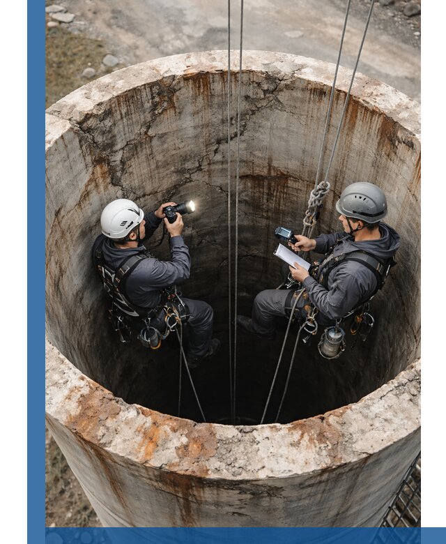Обследование дымовой трубы: диагностика и оценка состояния в Воскресенске