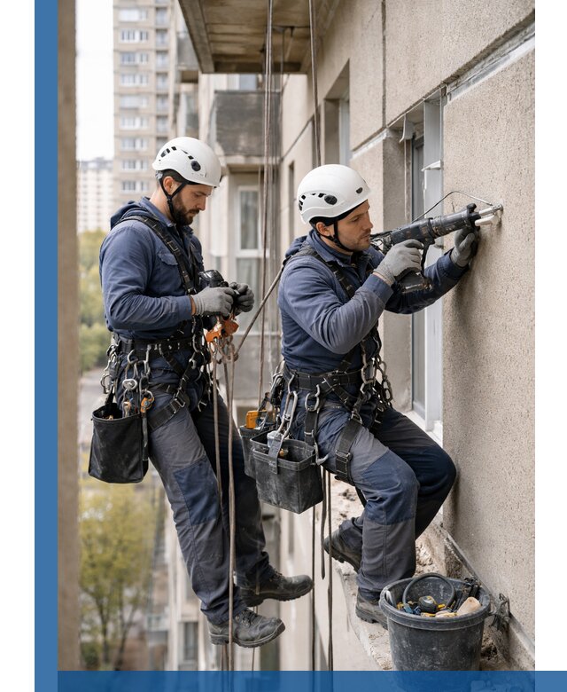 Промышленные альпинисты высотные работы и монтаж в Воскресенске